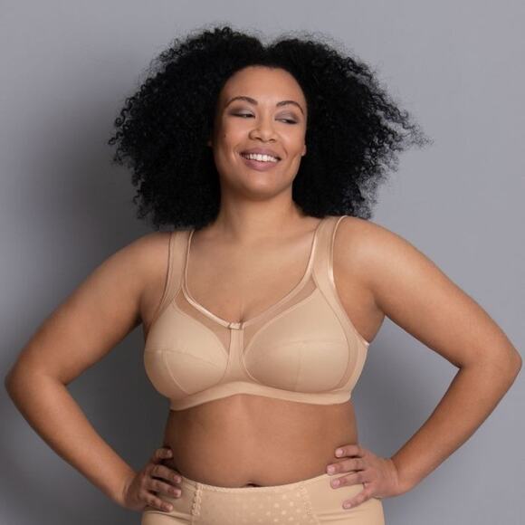 Anita Women's 38E Sand Clara Comfort Soft Cup Bra Wire Free Firm Support G28-9 - Picture 1 of 7
